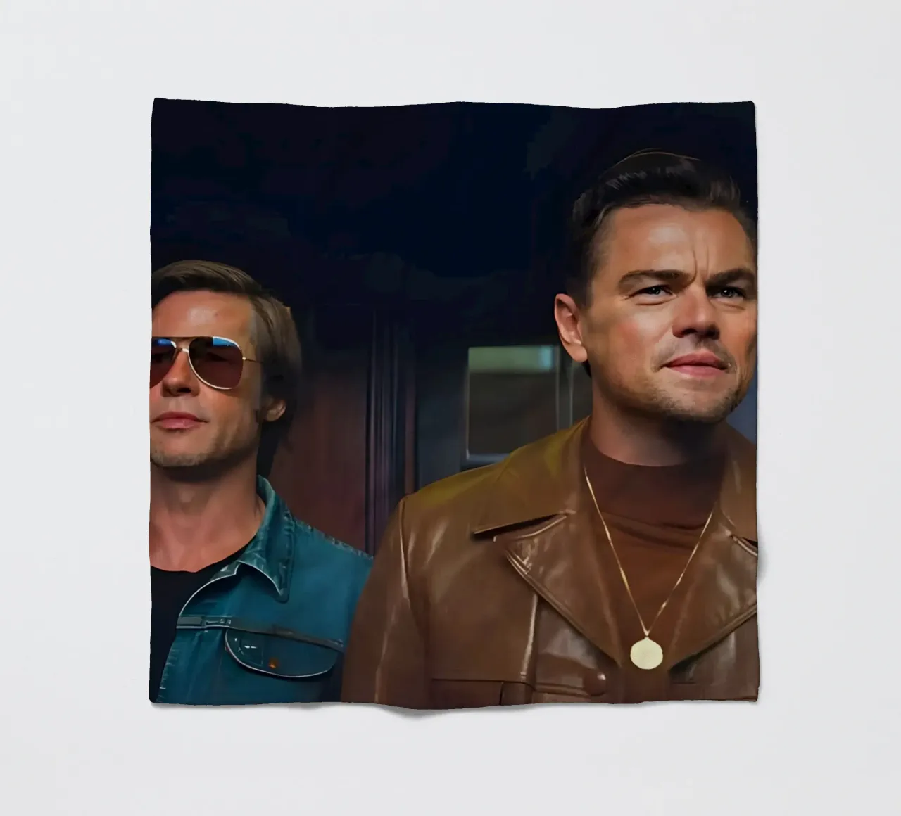 Cliff &  Rick Dalton coperta in pile da Low poly art