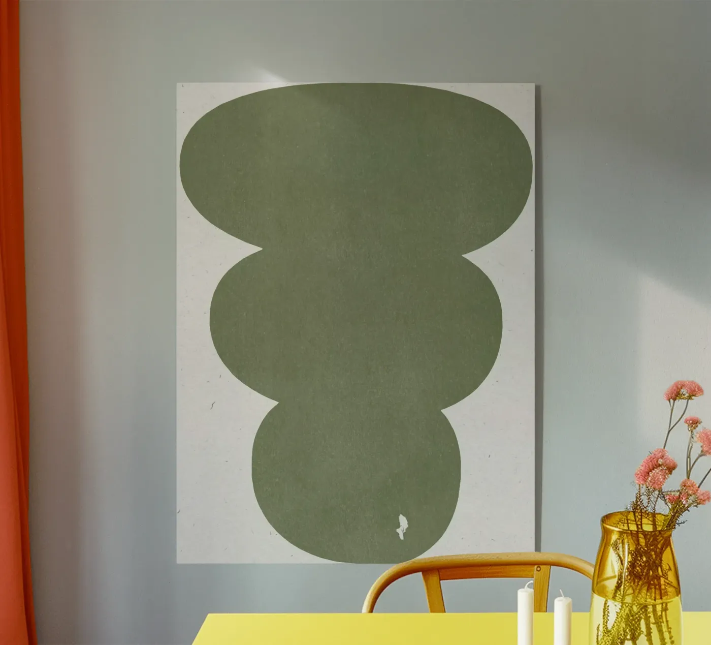 Verde Forme semplici e retrò plexiglass da The Miuus Studio