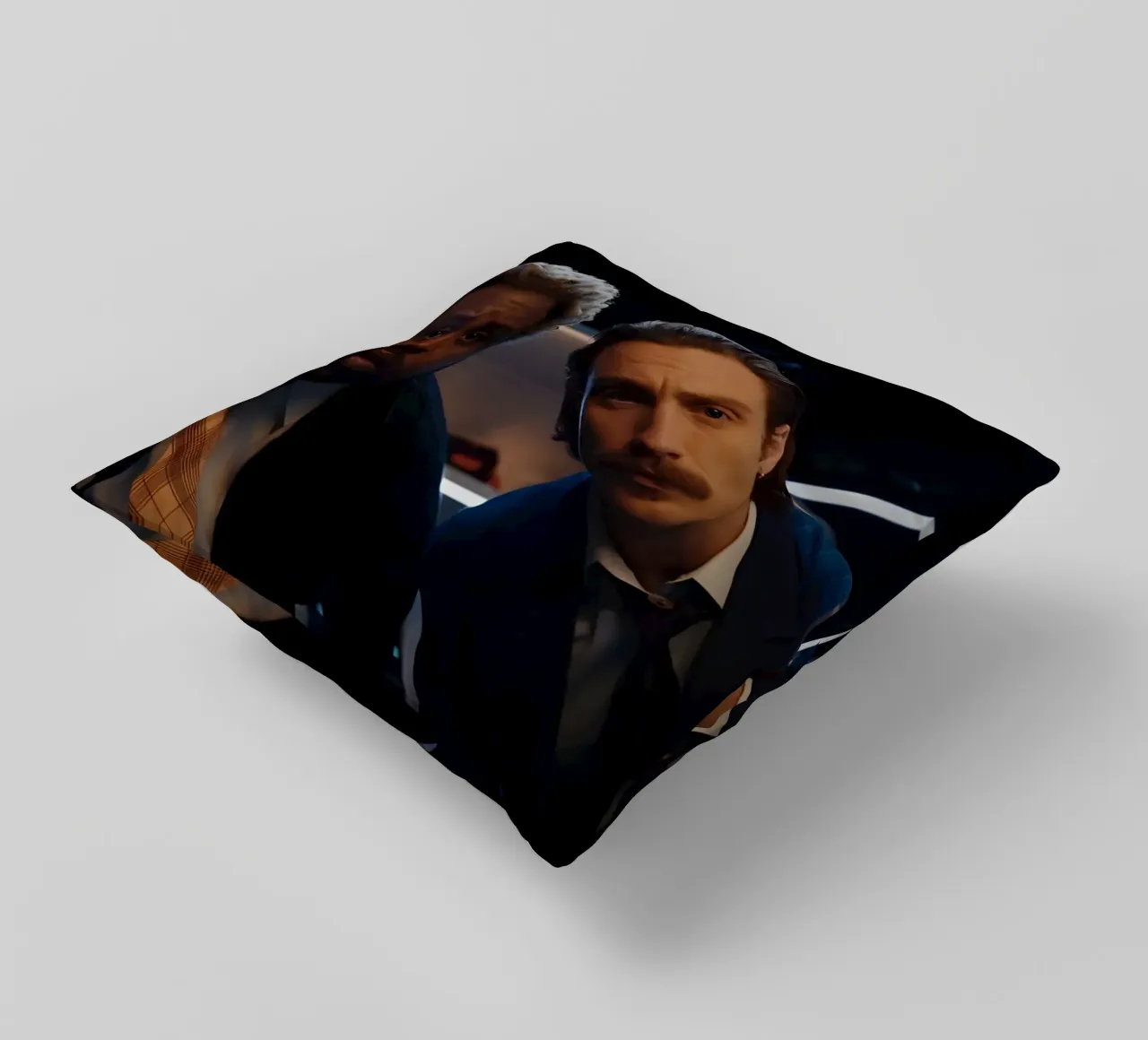 Lemon & Tangerine cuscino da Low poly art