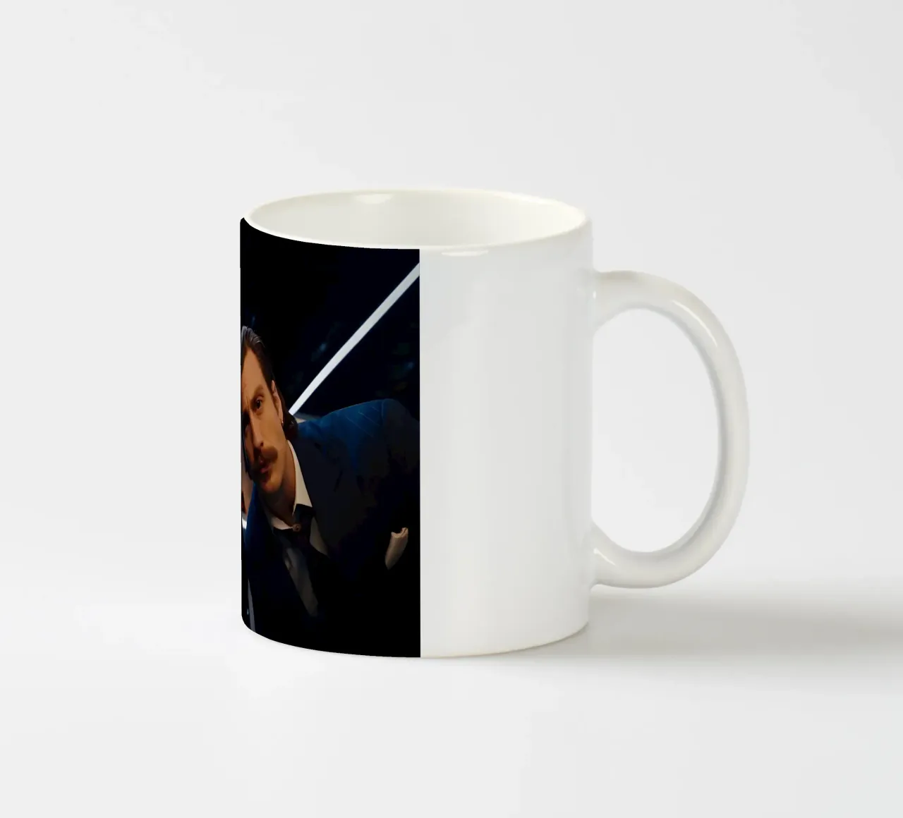 Lemon & Tangerine tazza in ceramica da Low poly art