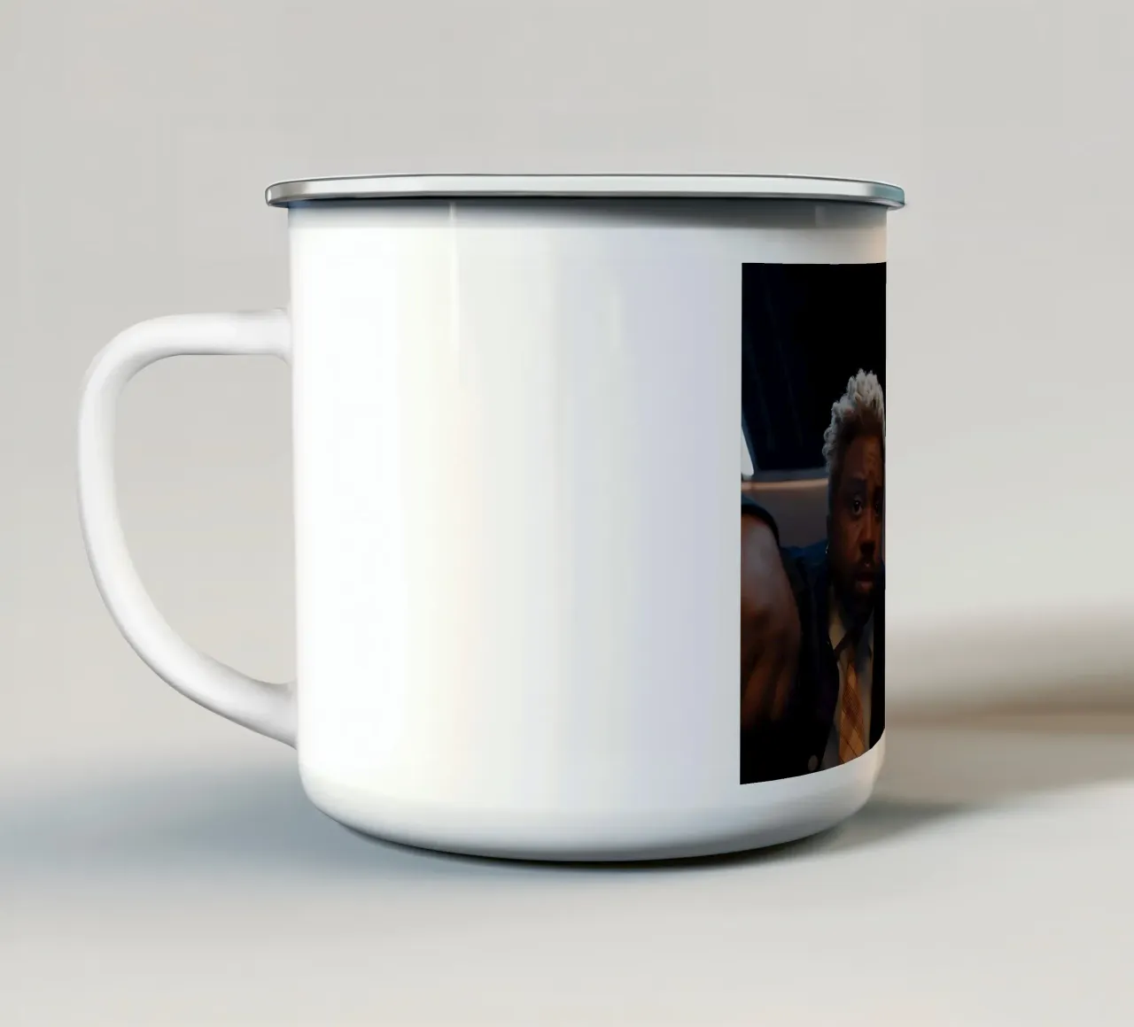 Lemon & Tangerine tazza in smalto da Low poly art