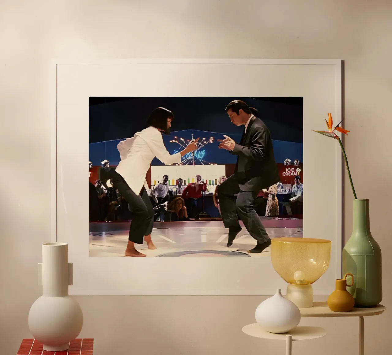 Mia & Vincent poster da Low poly art