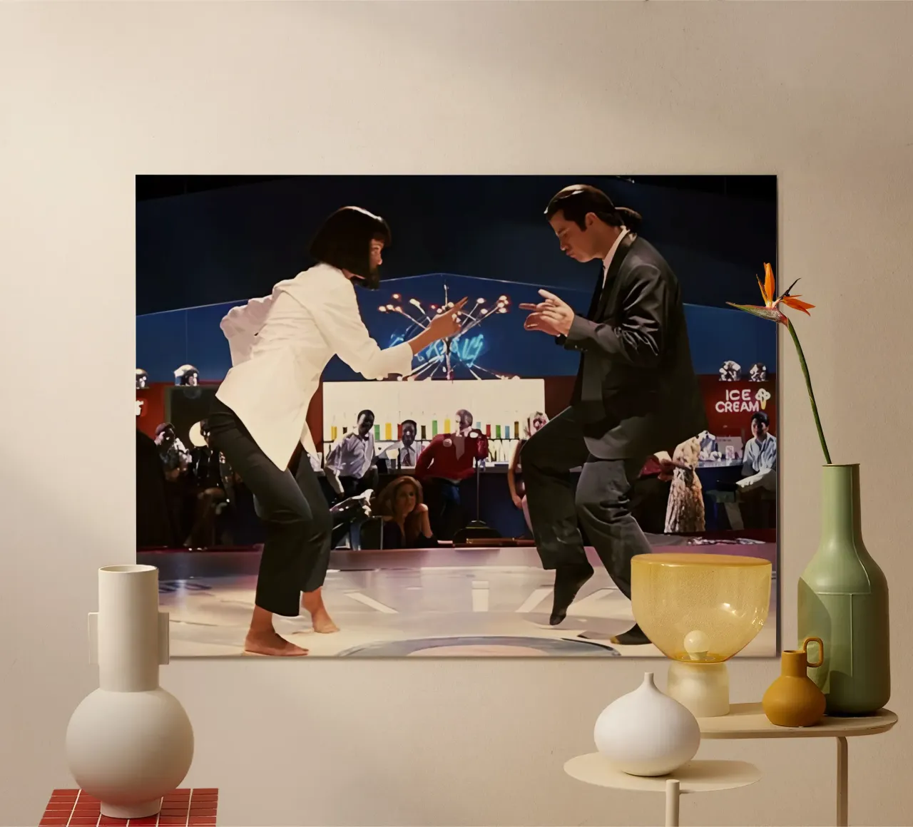 Mia & Vincent poster da Low poly art