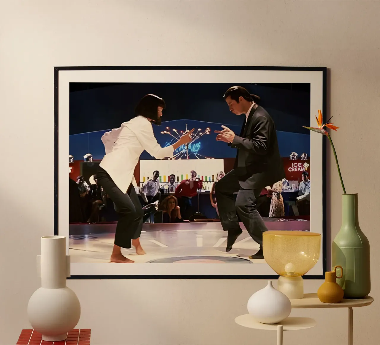 Mia & Vincent poster da Low poly art