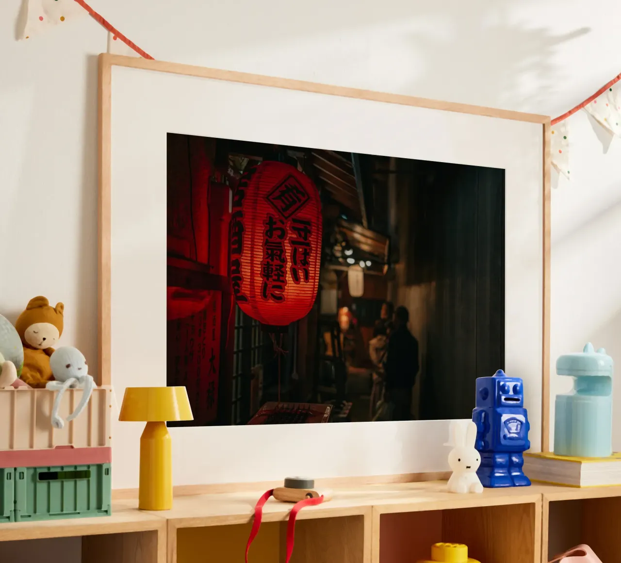 Ristorante Ramen di notte - Kumamoto, Giappone poster da Marcel Bisig