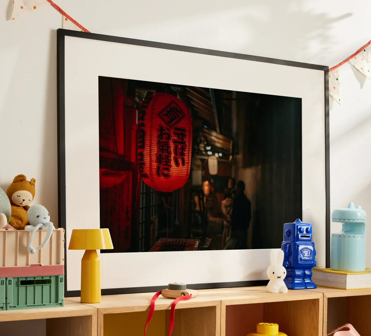 Ristorante Ramen di notte - Kumamoto, Giappone poster da Marcel Bisig