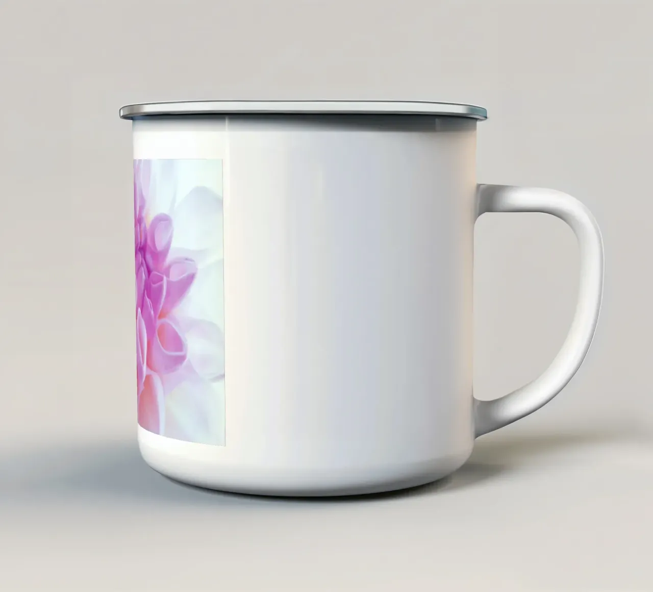 Flower tazza in smalto da Flo Klein
