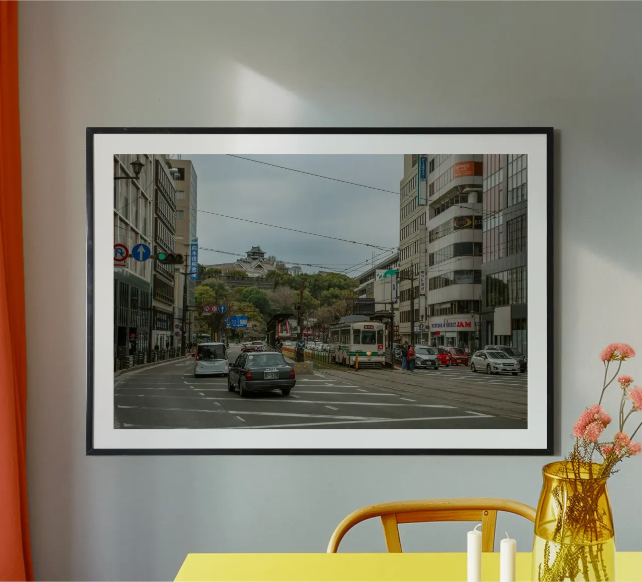 Castello di Kumamoto, Giappone poster da Marcel Bisig