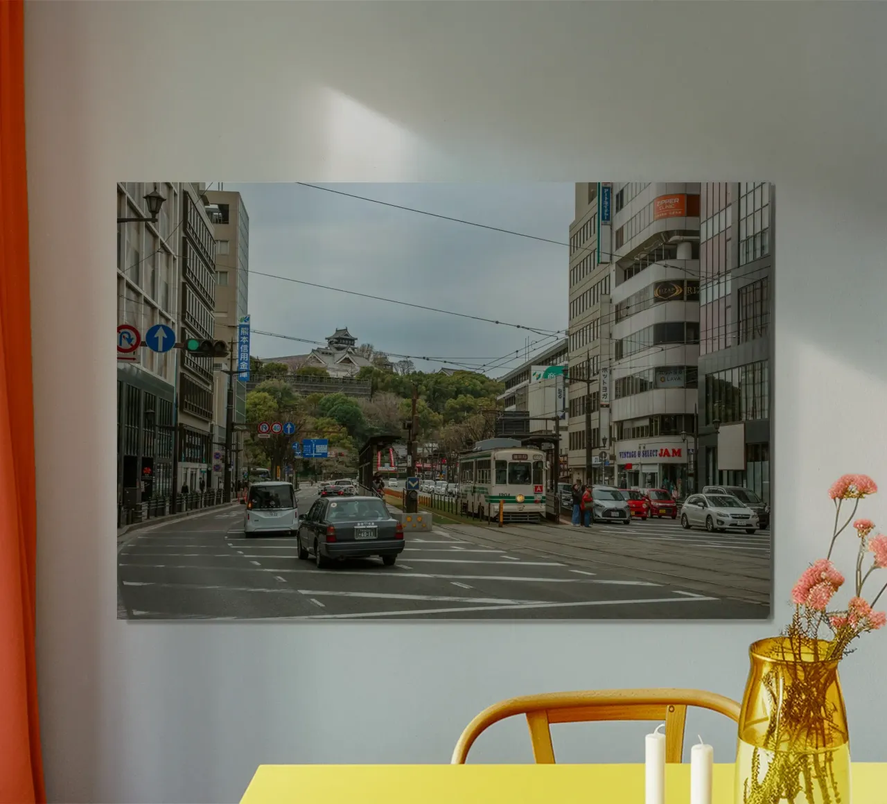 Castello di Kumamoto, Giappone poster da Marcel Bisig