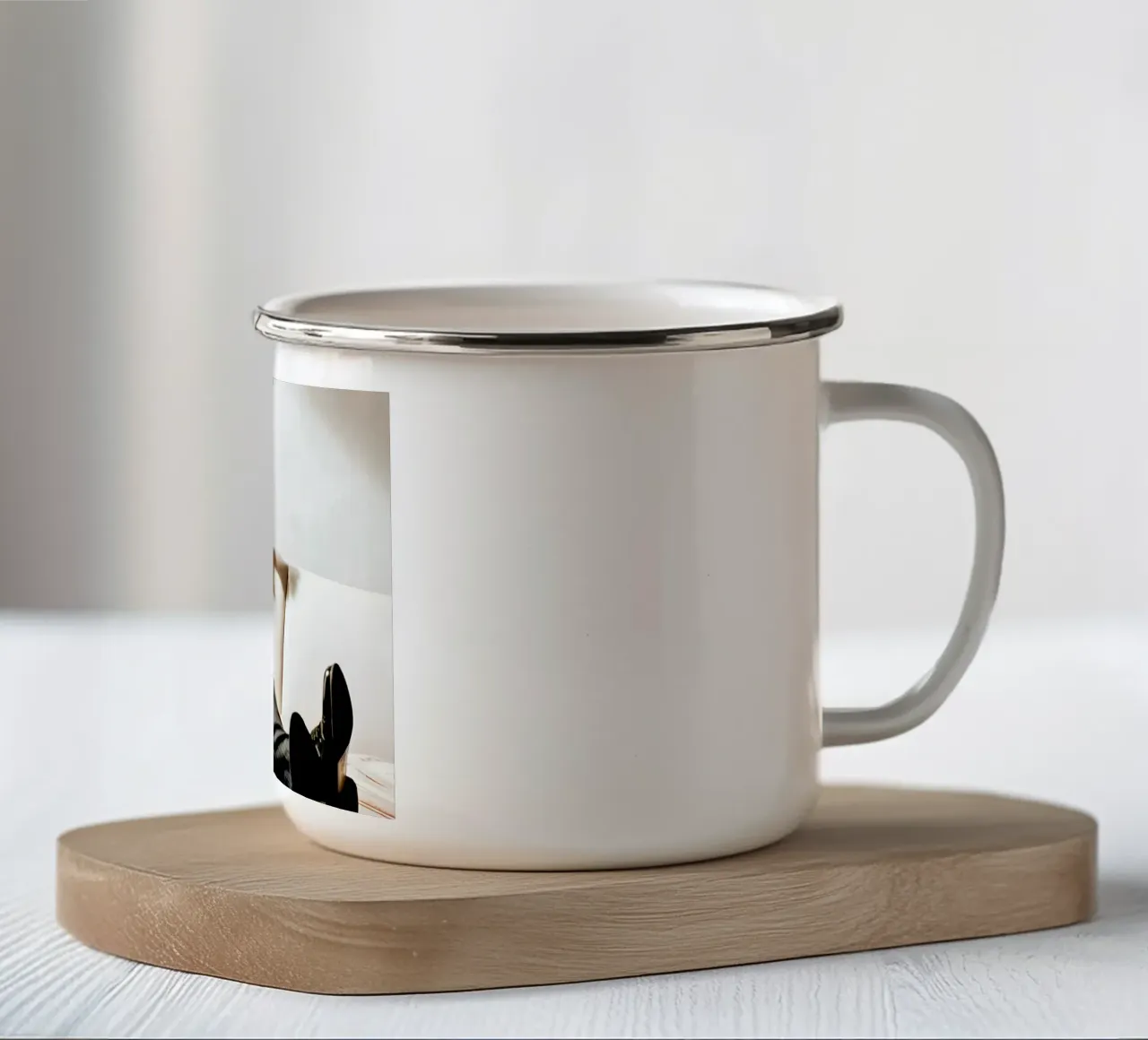 Patrick Bateman tazza in smalto da Low poly art