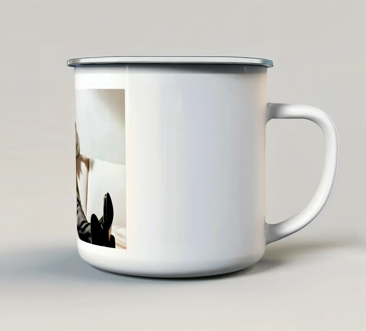 Patrick Bateman tazza in smalto da Low poly art