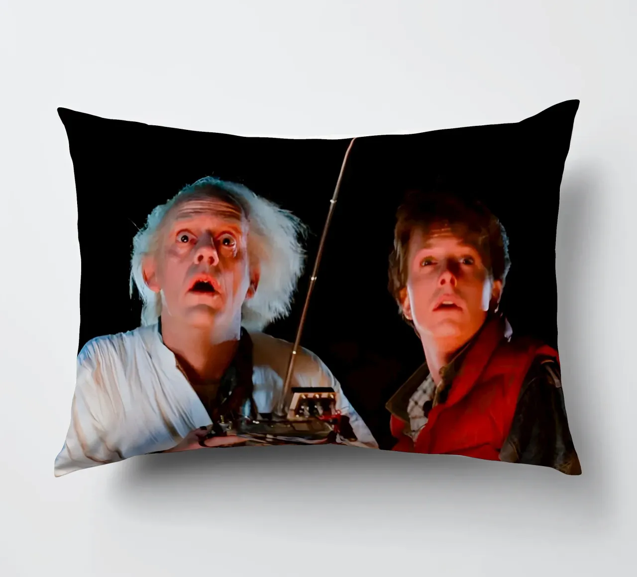Marty & Doc cuscino da Low poly art