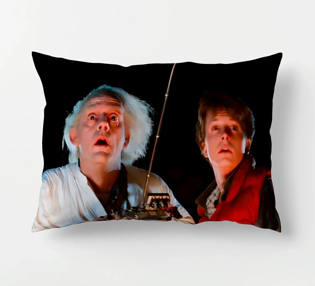 Marty & Doc cuscino da Low poly art