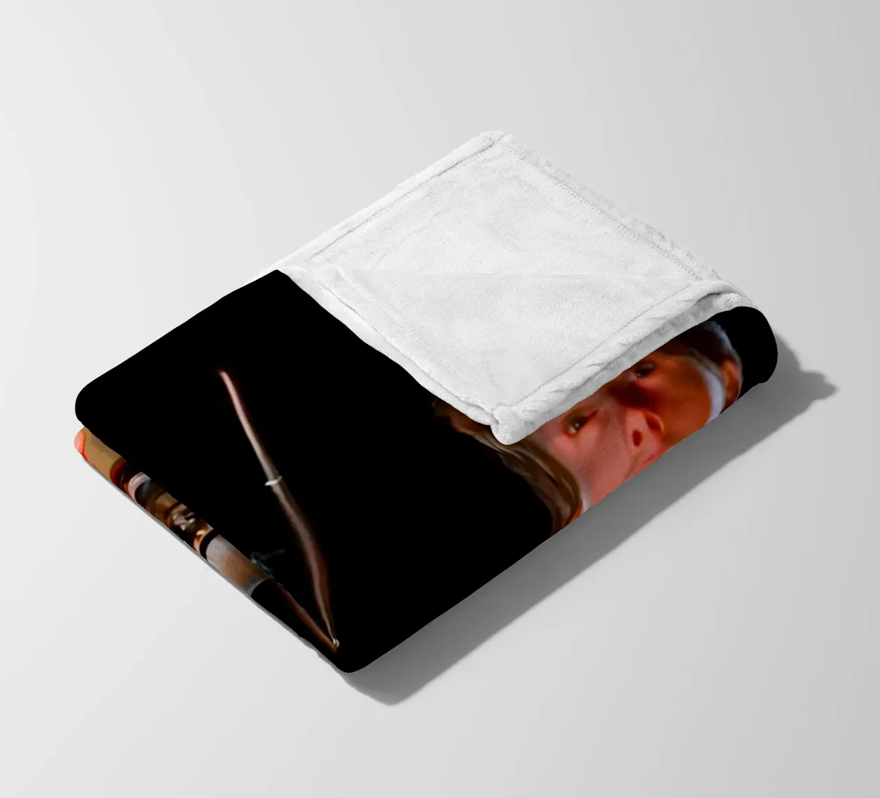 Marty & Doc coperta in pile da Low poly art