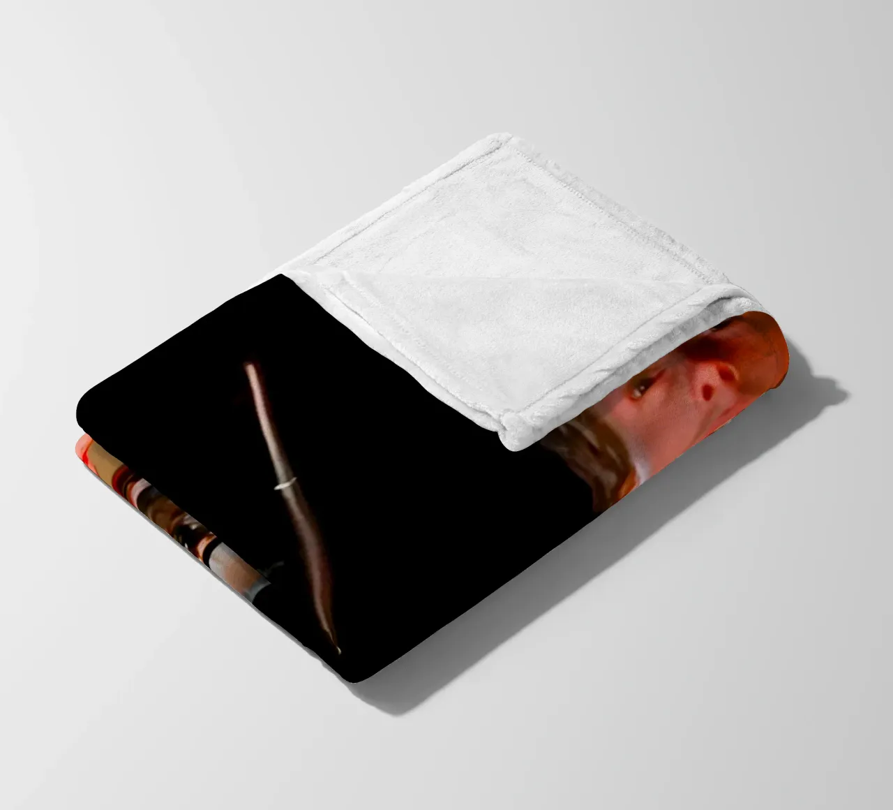 Marty & Doc coperta in pile da Low poly art