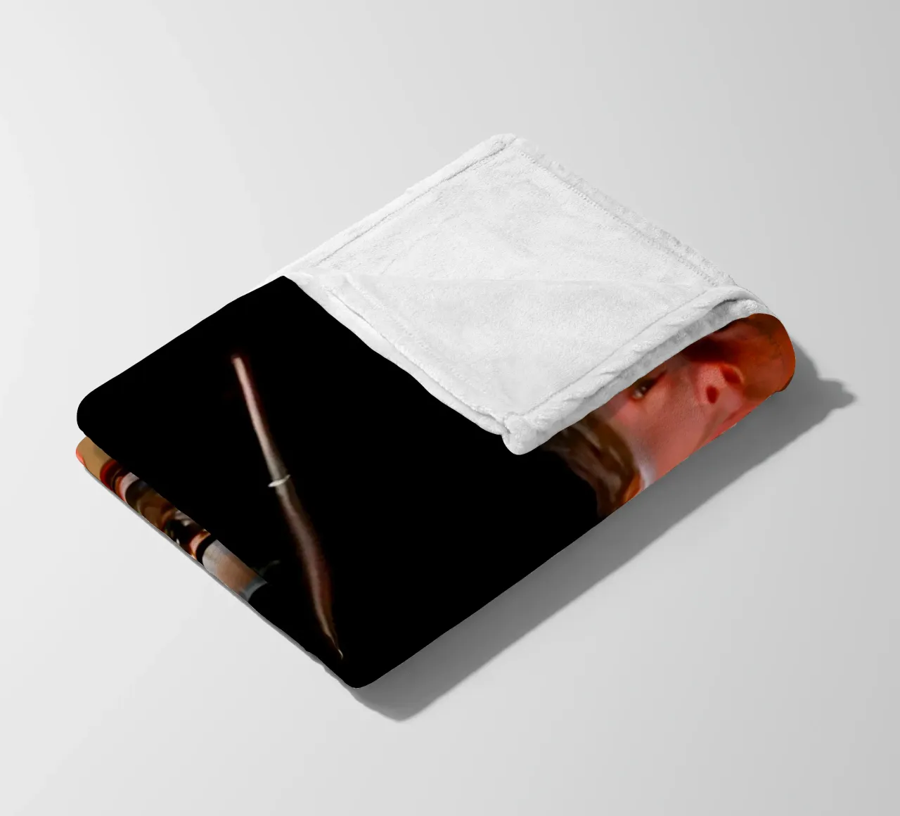 Marty & Doc coperta in pile da Low poly art