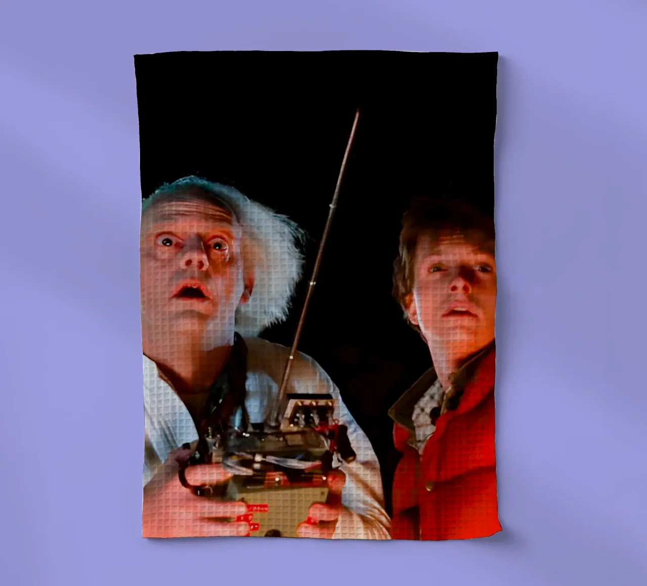 Marty & Doc canovaccio da cucina da Low poly art