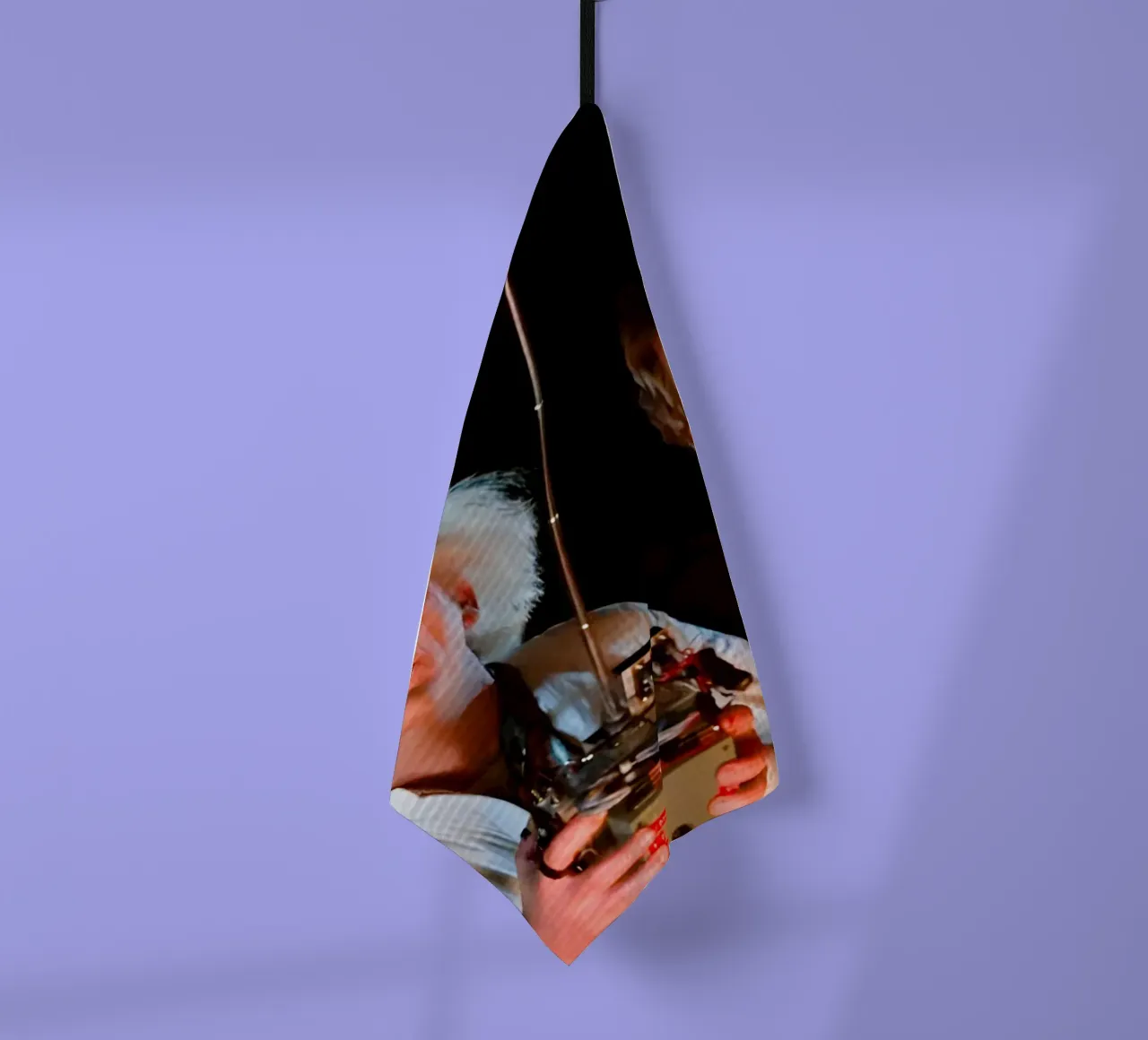Marty & Doc canovaccio da cucina da Low poly art