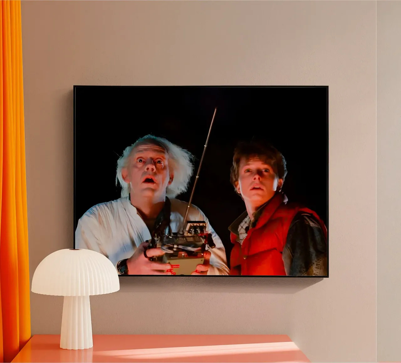 Marty & Doc plexiglass da Low poly art