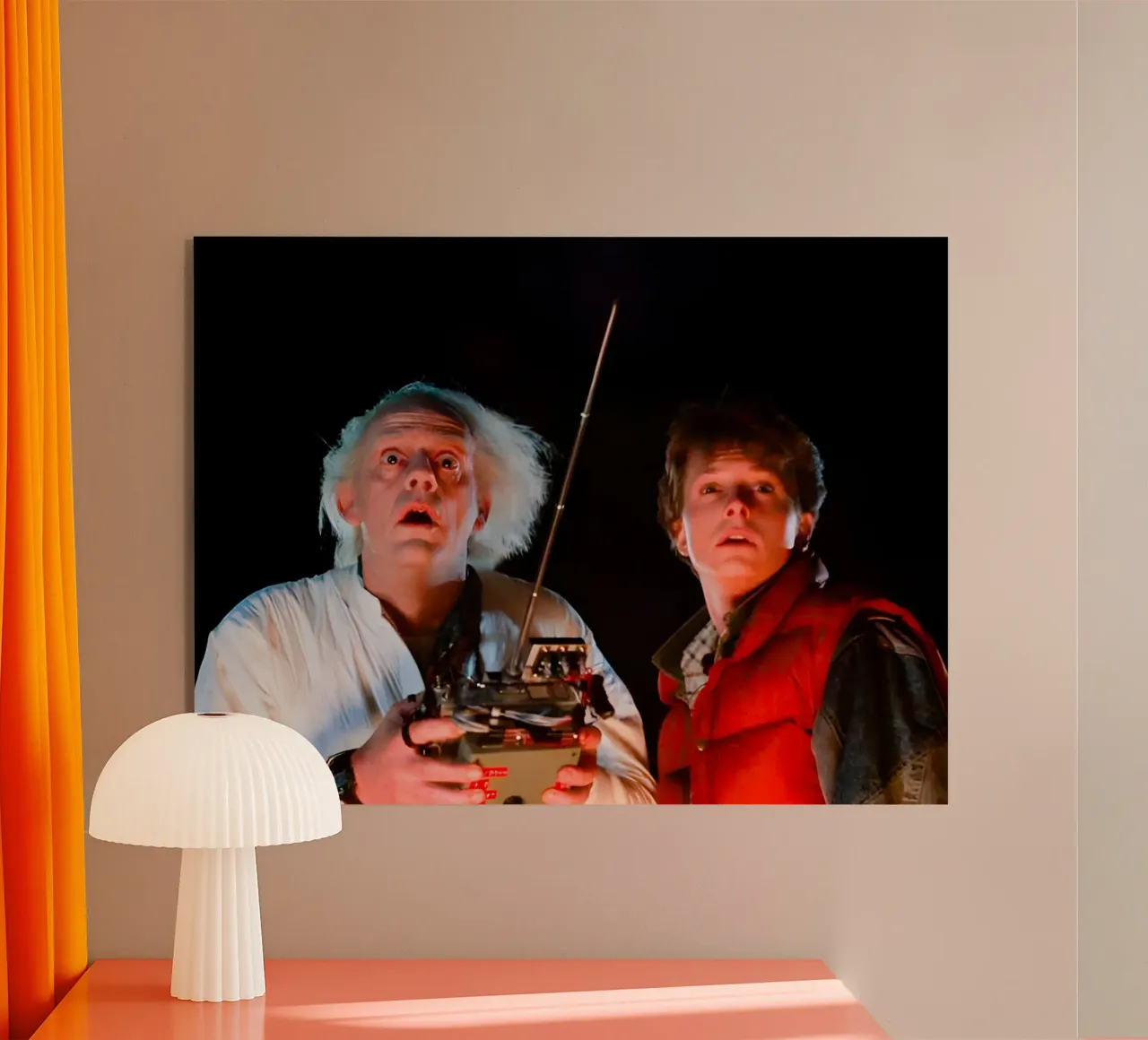 Marty & Doc plexiglass da Low poly art