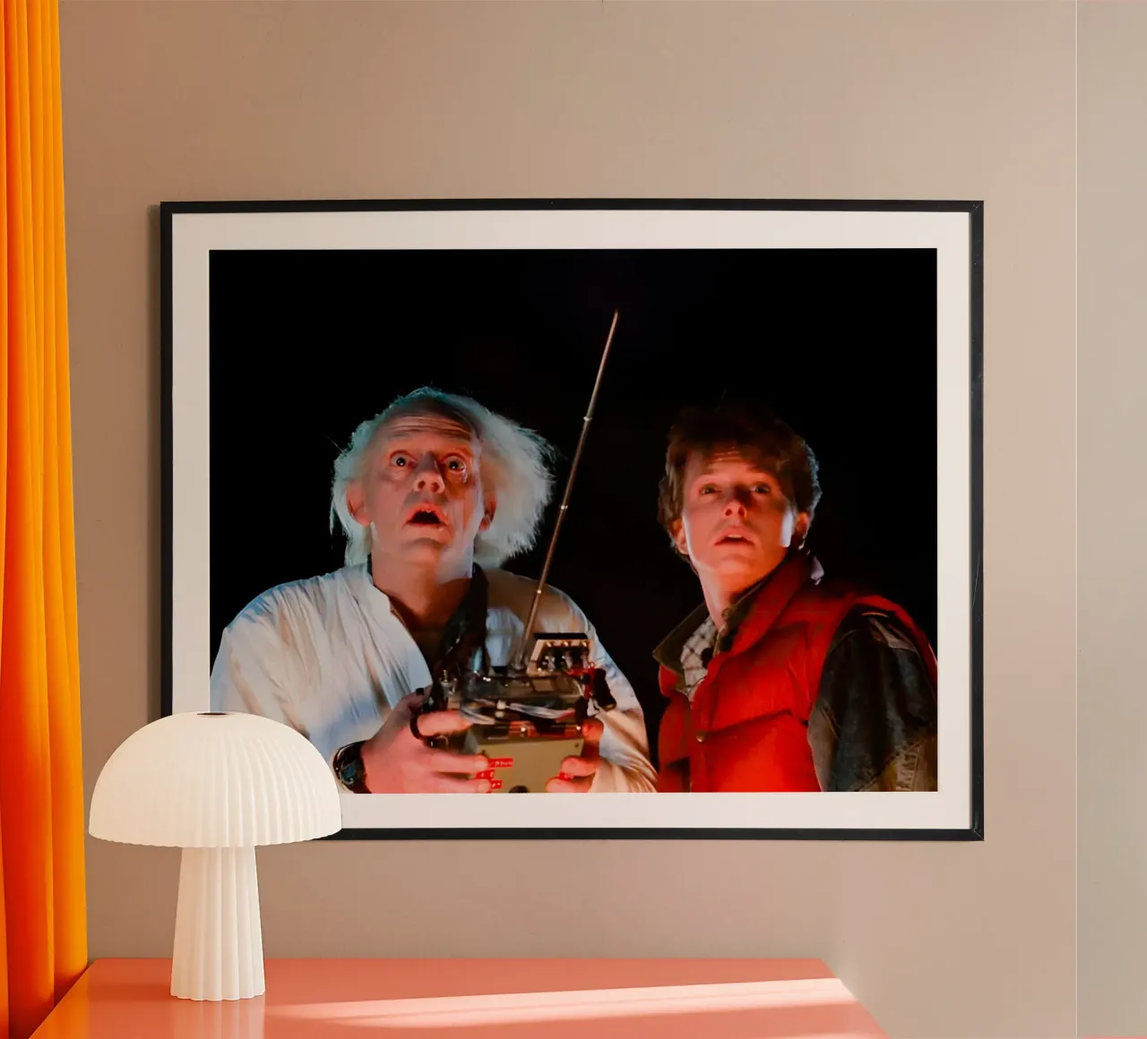 Marty & Doc poster da Low poly art