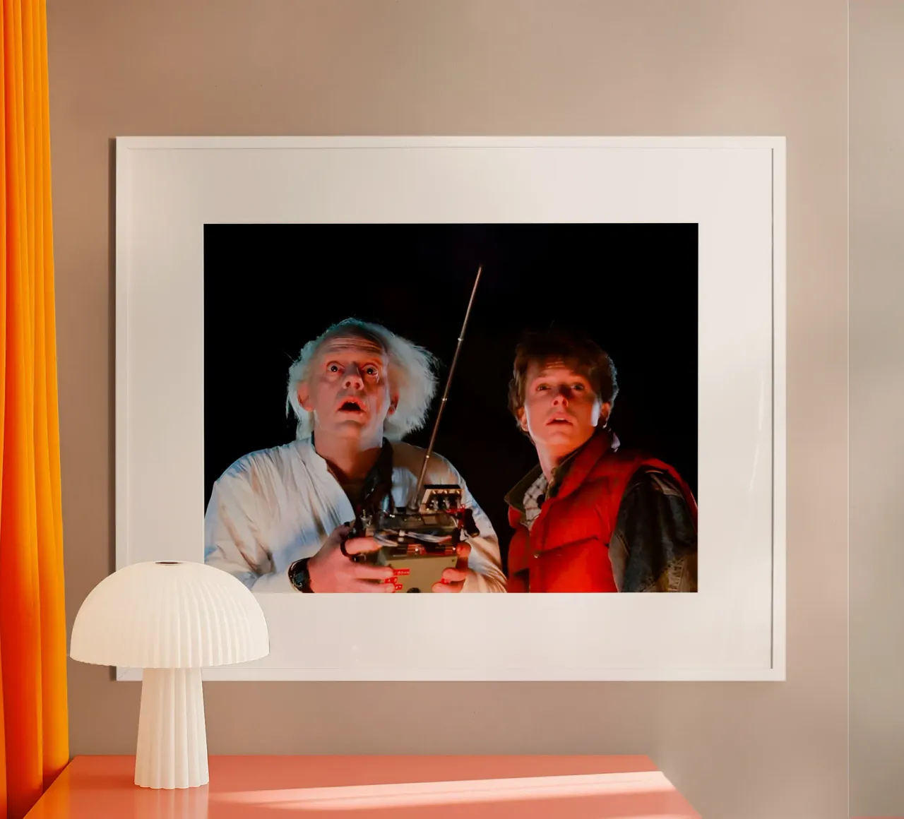Marty & Doc poster da Low poly art