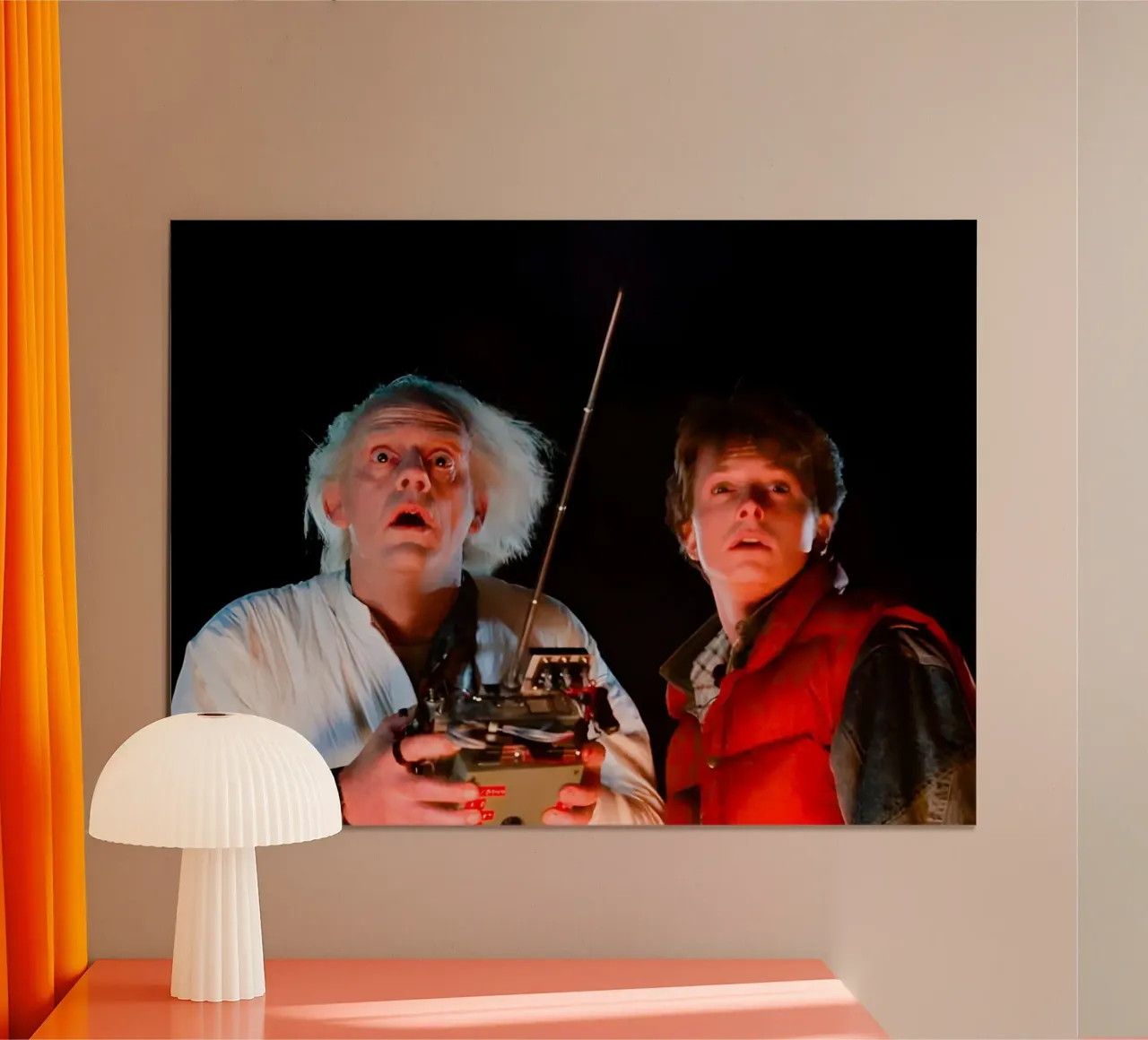Marty & Doc poster da Low poly art