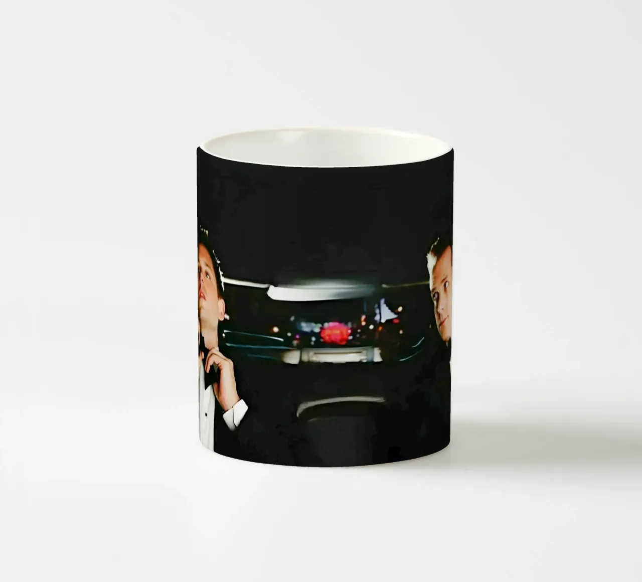 Mike & Harvey tazza in ceramica da Low poly art