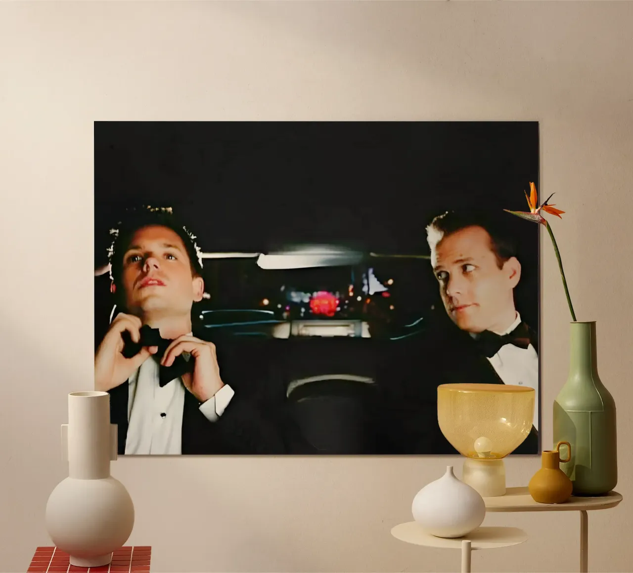 Mike & Harvey poster da Low poly art