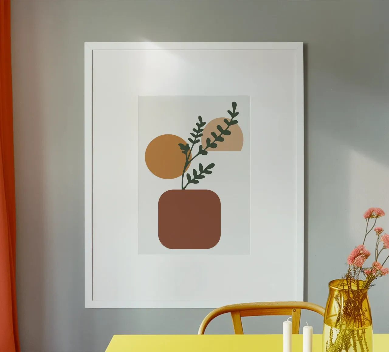 boho flowers poster da vintageshop