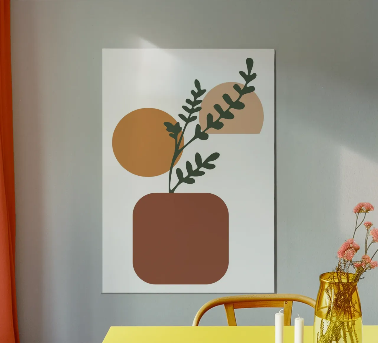 boho flowers poster da vintageshop