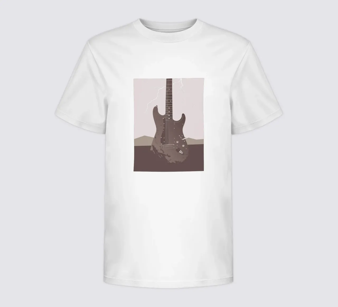 Chitarra e fulmini t-shirt bambini da MUSIC EDITION