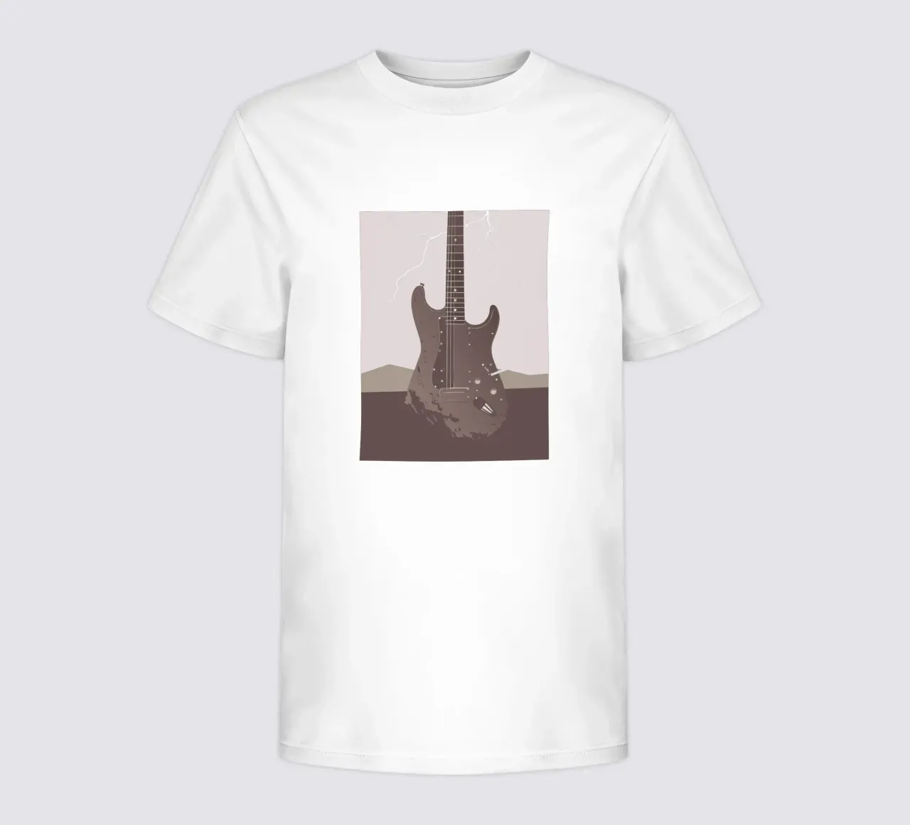 Chitarra e fulmini t-shirt bambini da MUSIC EDITION