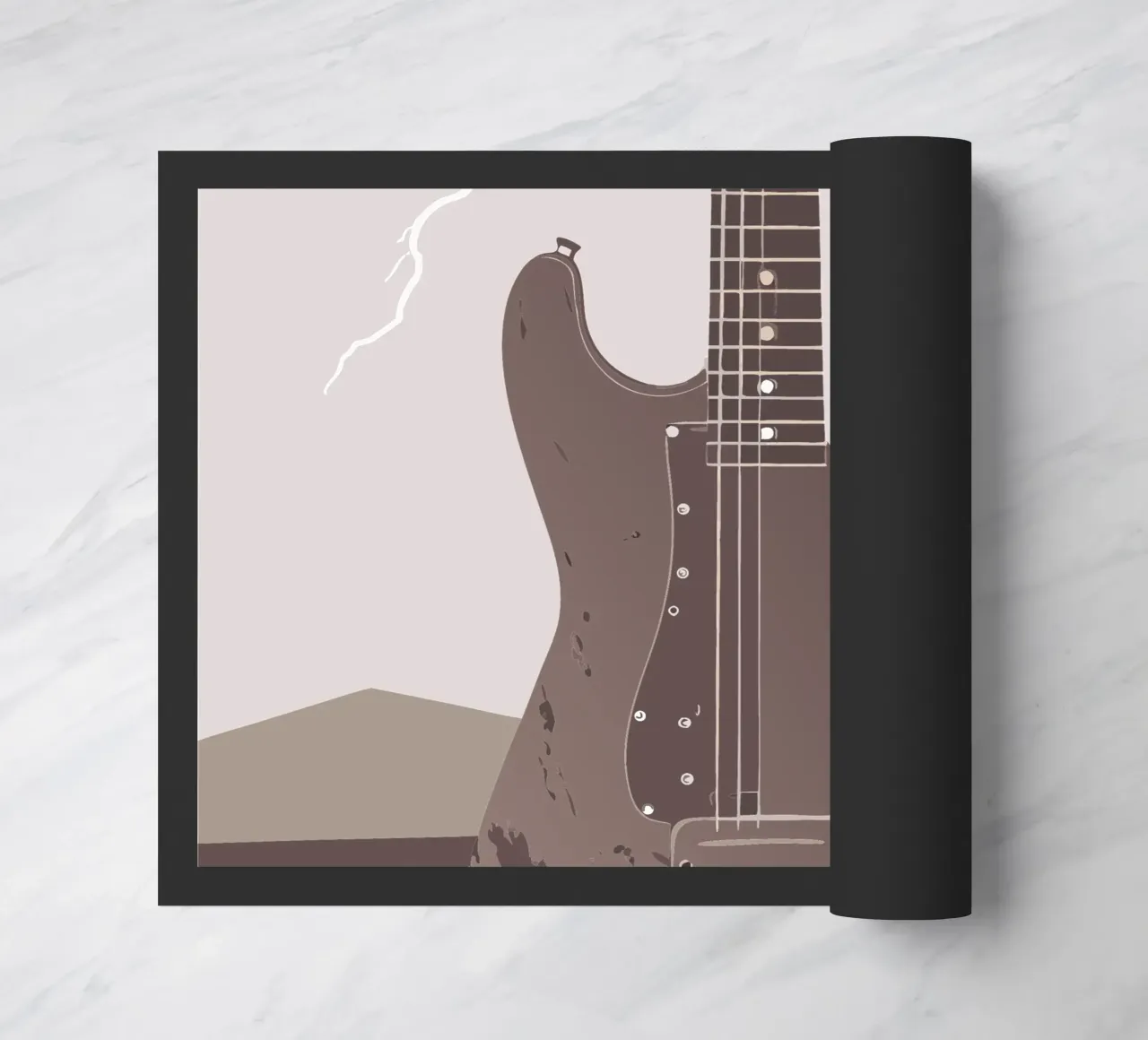 Chitarra e fulmini zerbino da MUSIC EDITION