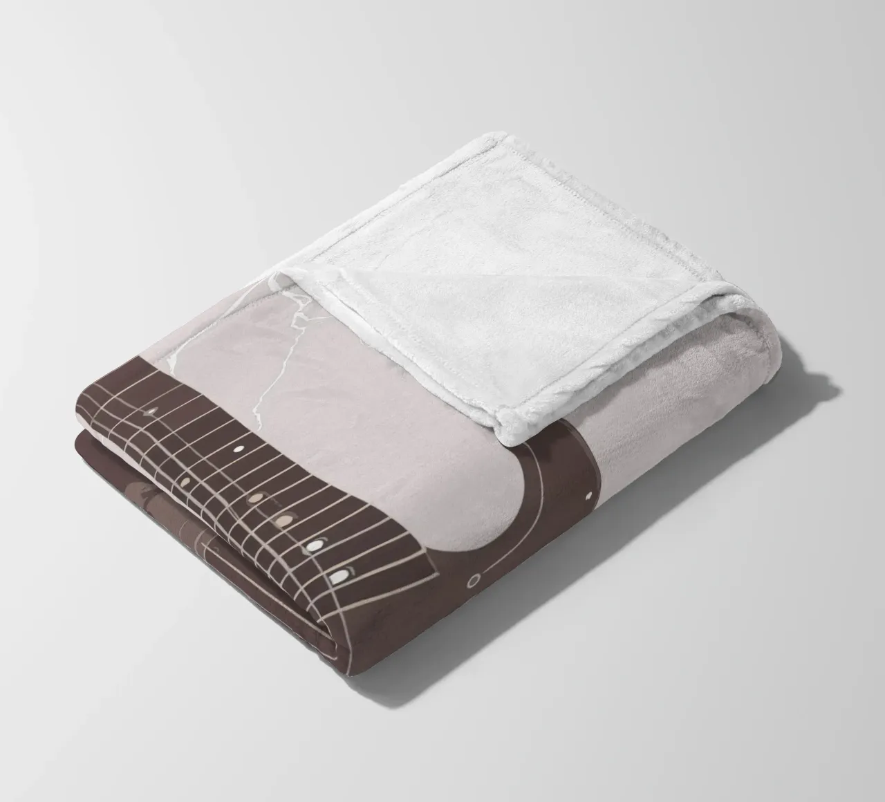 Chitarra e fulmini coperta in pile da MUSIC EDITION