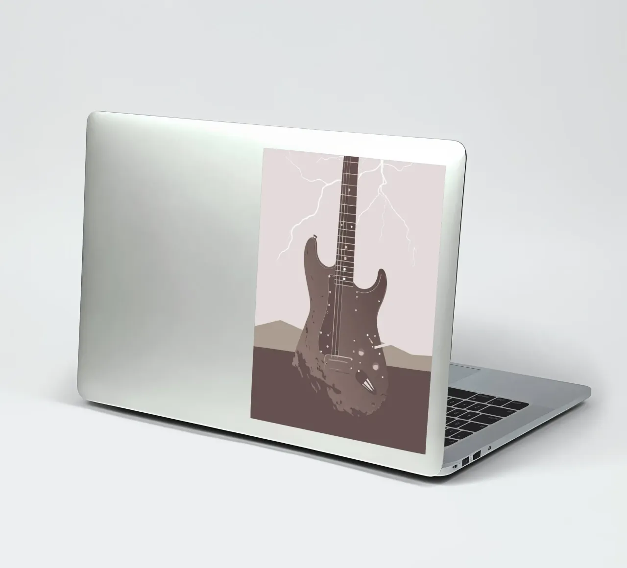 Chitarra e fulmini adesivo da MUSIC EDITION