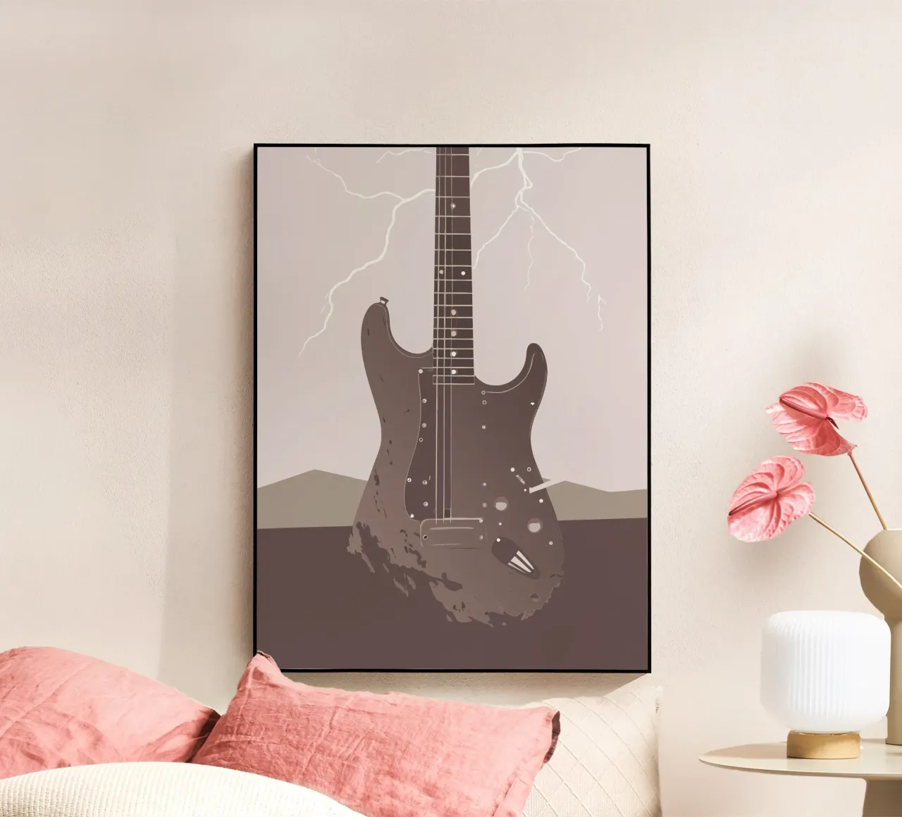 Chitarra e fulmini plexiglass da MUSIC EDITION