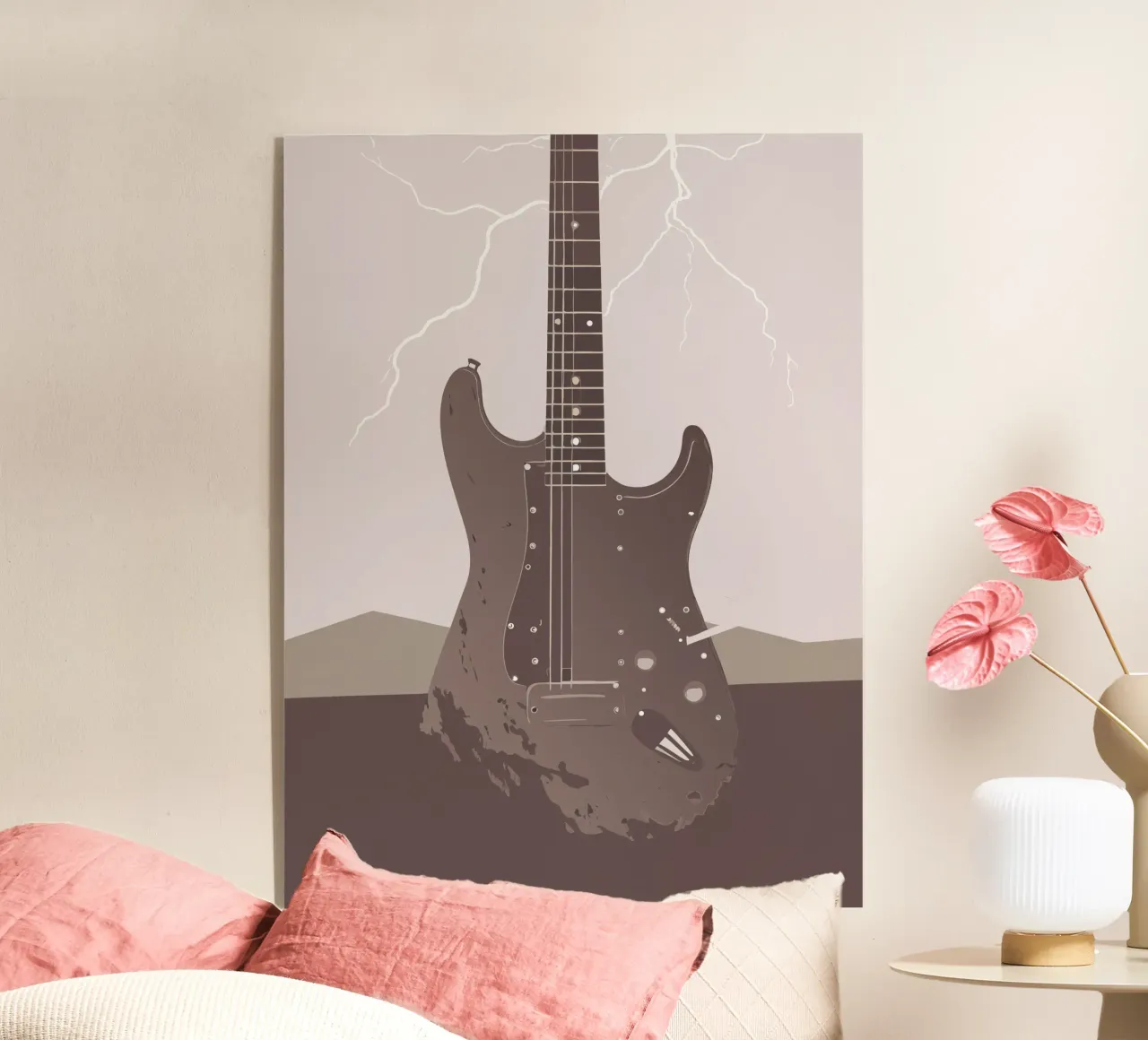 Chitarra e fulmini plexiglass da MUSIC EDITION