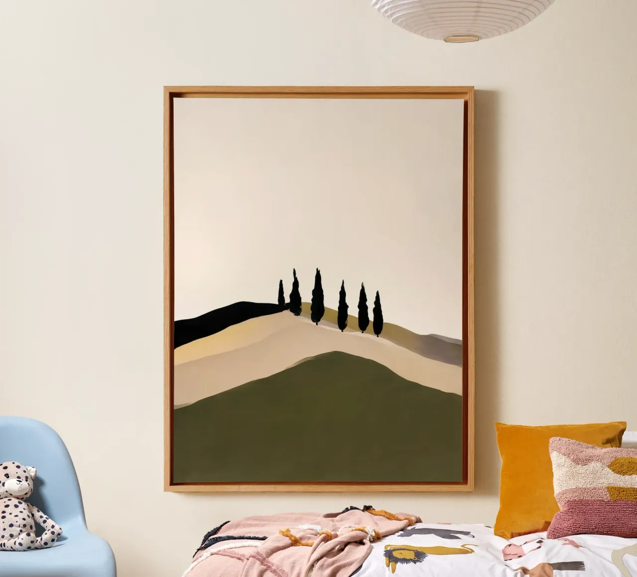 Cypress Horizon 2 tela con Cornice a cassetta da Seed & Signal