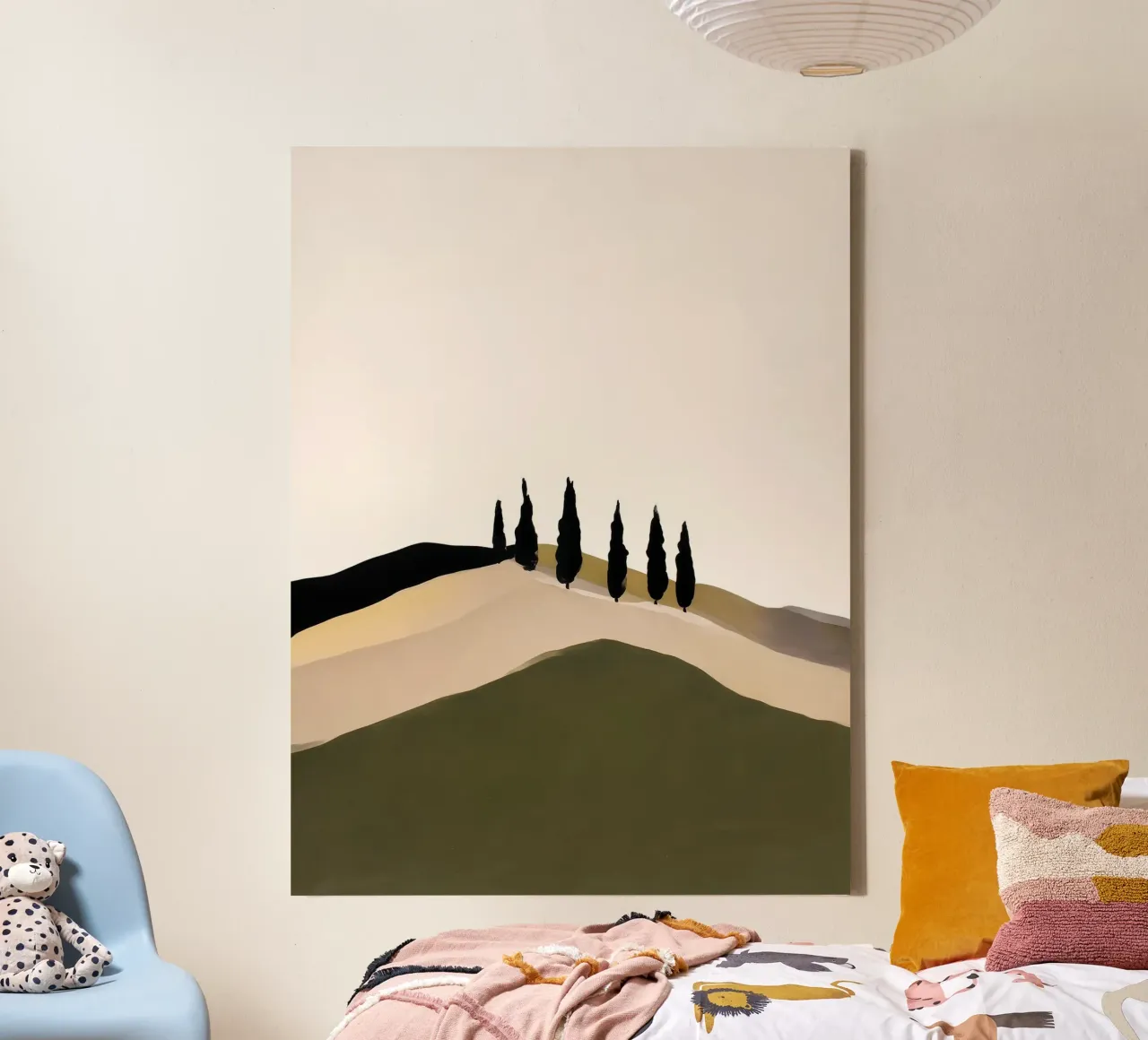 Cypress Horizon 2 tela con Cornice a cassetta da Seed & Signal