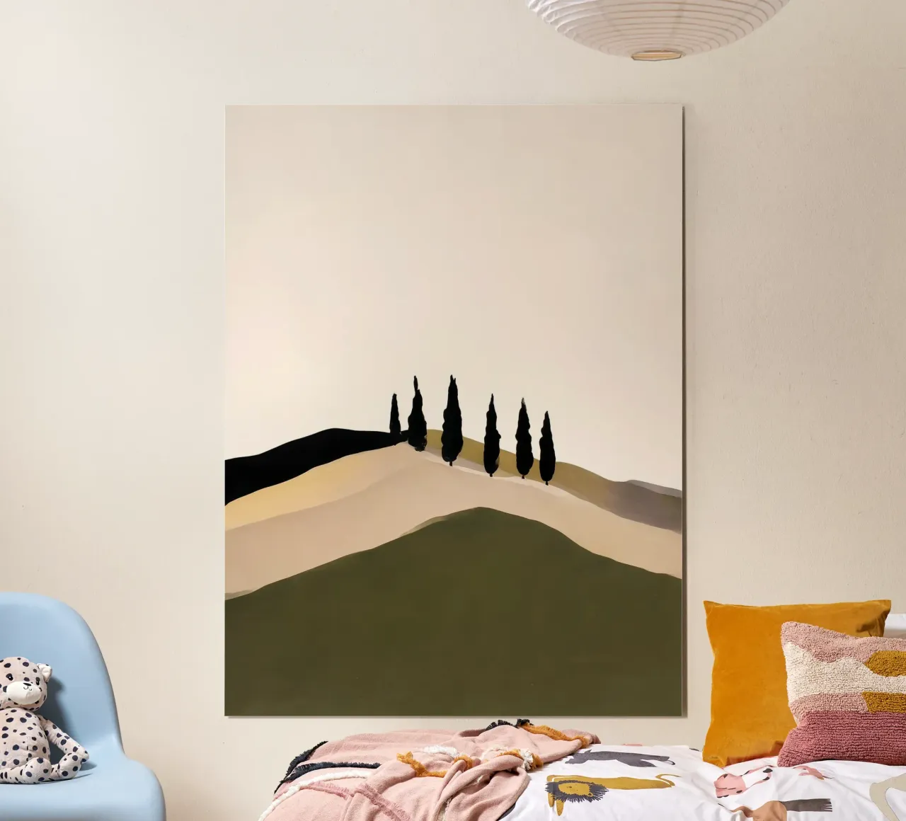 Cypress Horizon 2 poster con telaio in alluminio da Seed & Signal