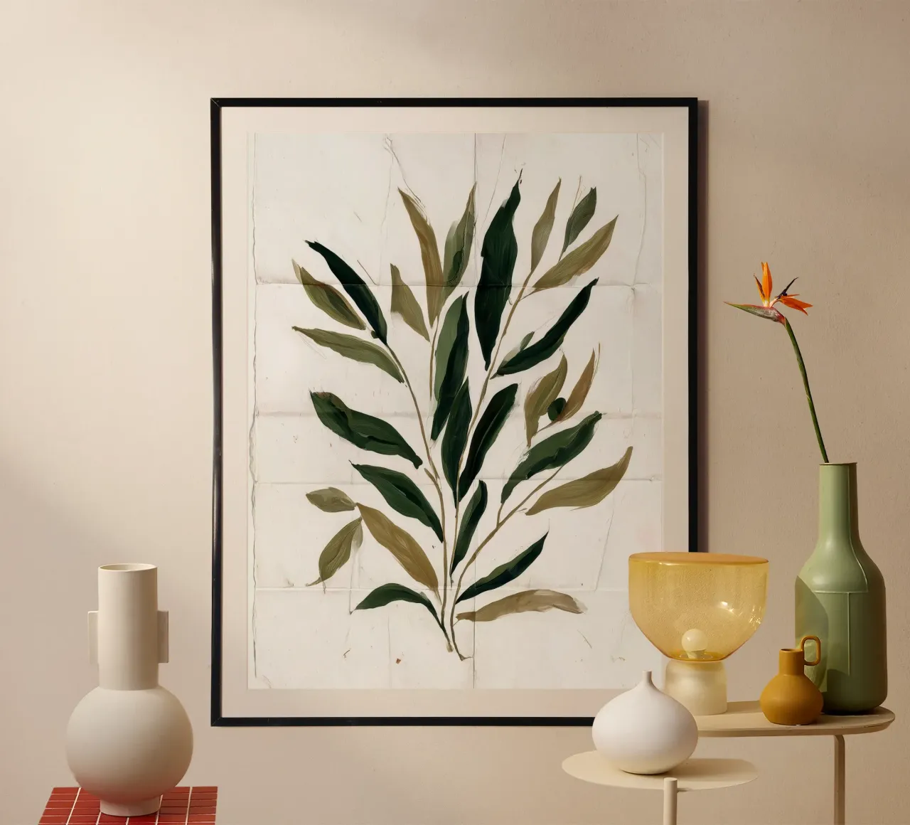 Studie "Olivenzweig Poster von Seed & Signal