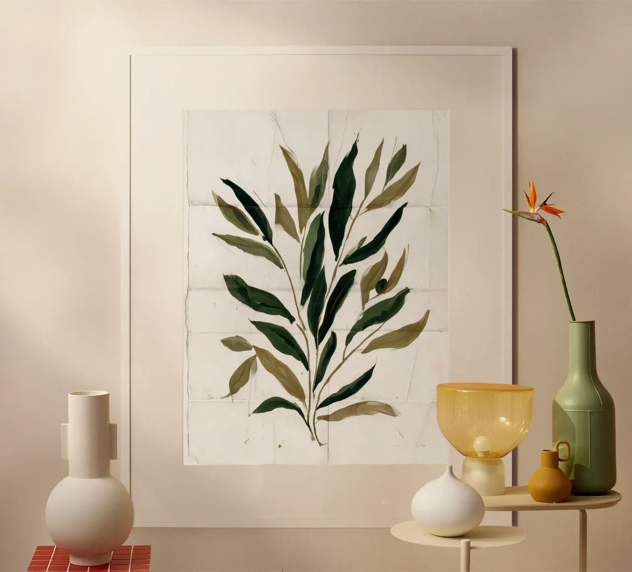Studie "Olivenzweig Poster von Seed & Signal