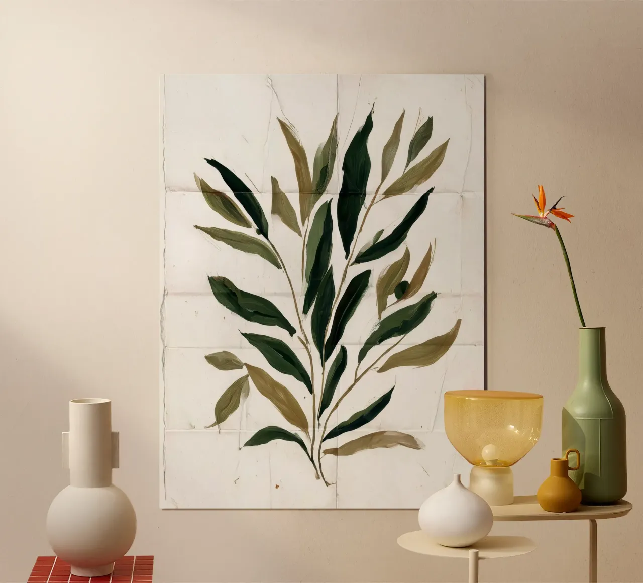 Studie "Olivenzweig Poster von Seed & Signal
