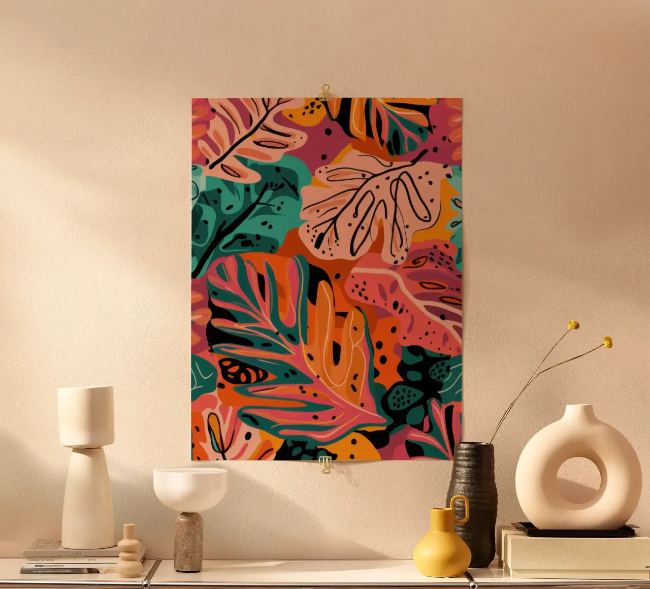 Fogliame autunnale infuocato poster da Lyra Glaze