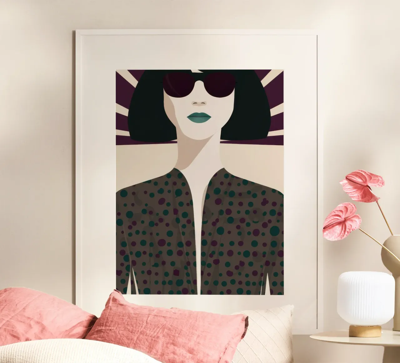 Sguardo chic in ombra poster da Lyra Glaze