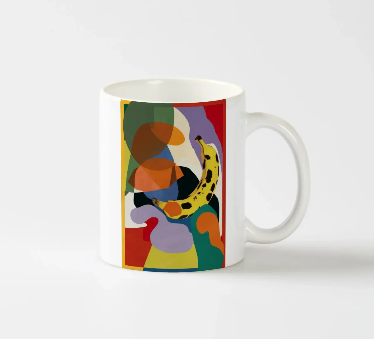 Insalata di frutta cubista tazza in ceramica da Lyra Glaze