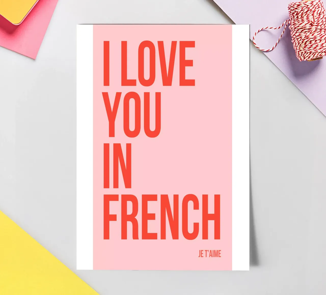 I love you in french sticker sheet by fltmfrance