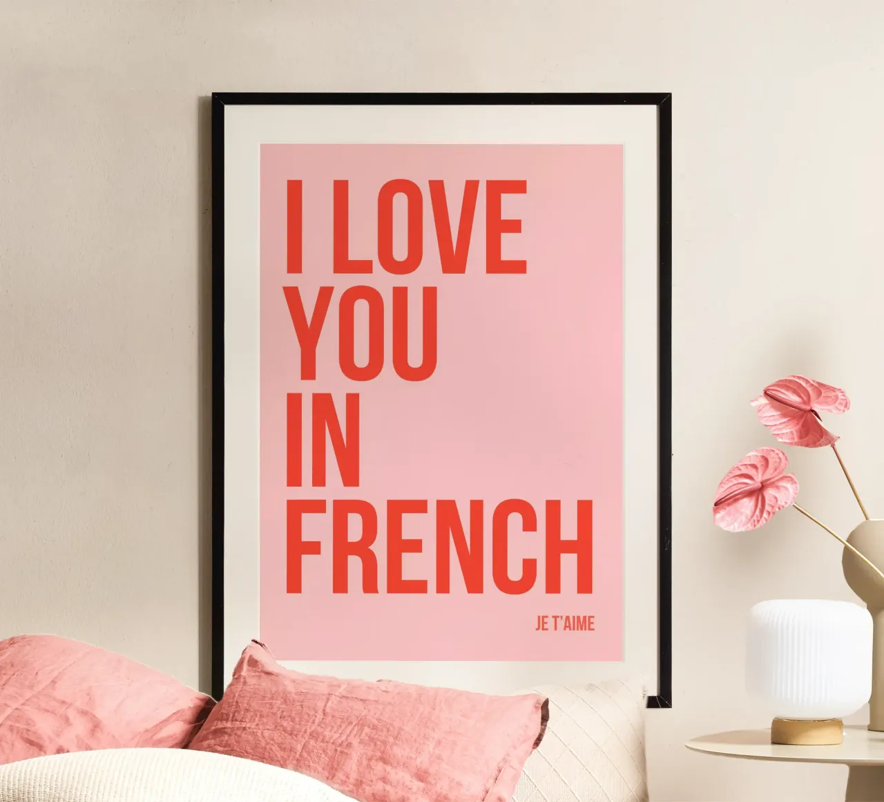 Ti amo in francese carta hahnemühle da fltmfrance