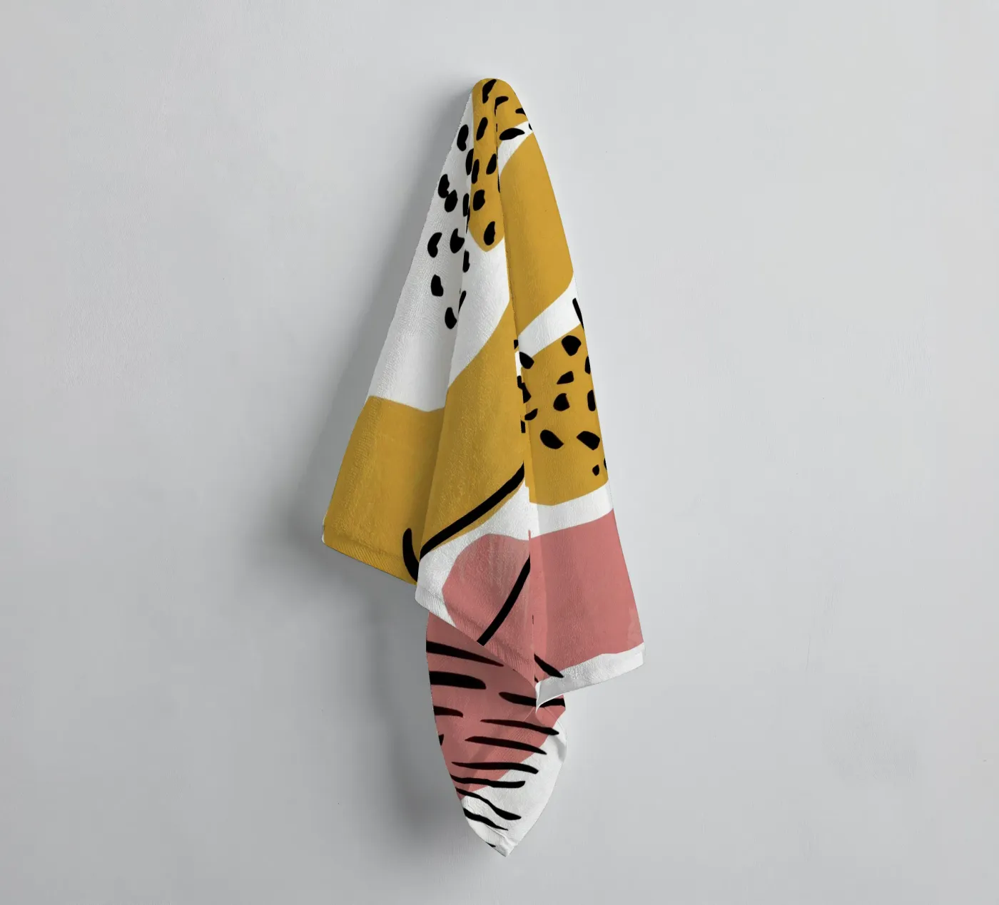 Abstract Shape Dance towel by Lyra Glaze